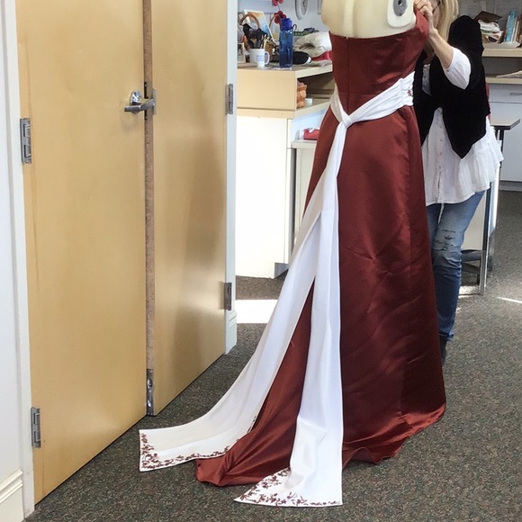 Bill Levkoff formal dress with wrap - Picture 3 of 8